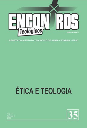 					Visualizar v. 18 n. 2 (2003): ÉTICA E TEOLOGIA
				