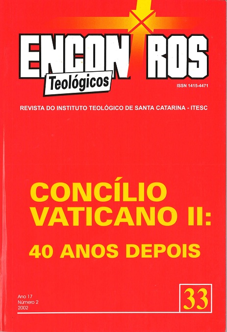 					Visualizar v. 17 n. 2 (2002): Concílio Vaticano II: 40 anos depois
				